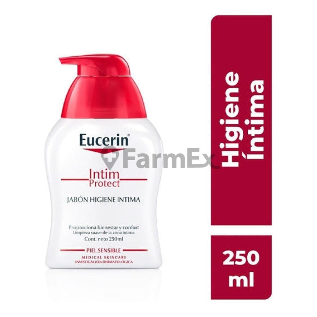 Eucerin Intim Protect "Jabón Higiene Intima" Piel Sensible x 250 ml Farmex-Fonasa-Persistente